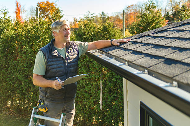 Professional Roof Leak Repair technician working in Barton, OH